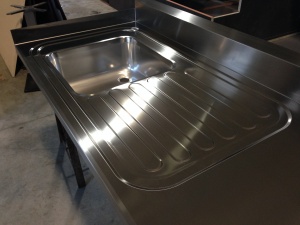 piani cucina inox